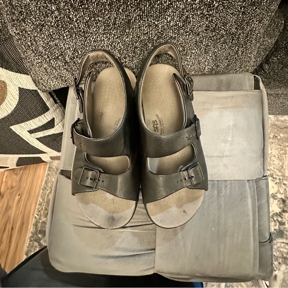 SAS TRIPAD COMFORT SANDALS, Black Pebble Leather, Made in USA, Women’s 10.5 - Picture 13 of 15